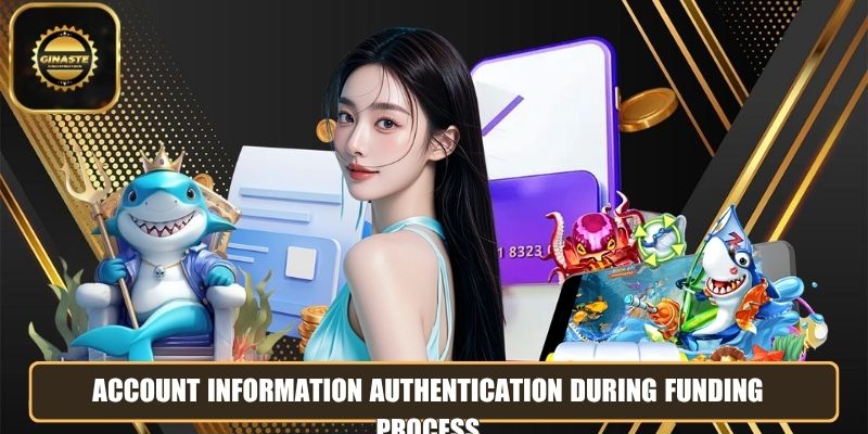 Account information authentication during funding process