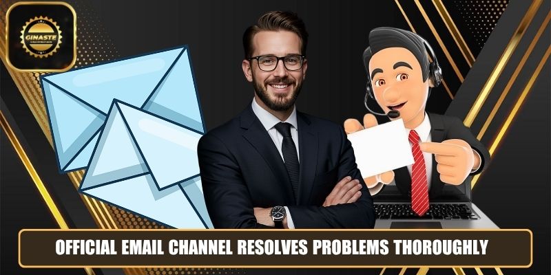 Official email channel resolves problems thoroughly