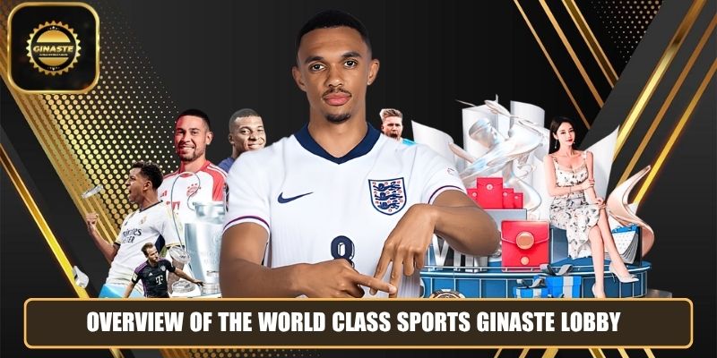 Overview of the world class sports GINASTE lobby